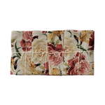 Set od 4 platnene salvete s lanom Linen Couture Roses, 43 x 43 cm