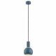 ARGON 4216 | Sines Argon visilice svjetiljka 1x E27 plavo, mesing, crno