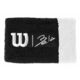 Znojnik za ruku Wilson Bela Extra Wide Wirstband II - black/white