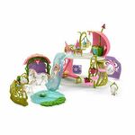 Playset Schleich Glittering flower house with unicorns, lake and stable Konj Plastika , 2258 g