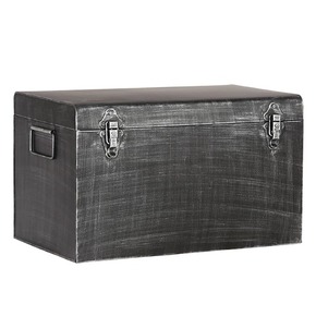 Crni metalni ukrasni kofer za pohranu LABEL51