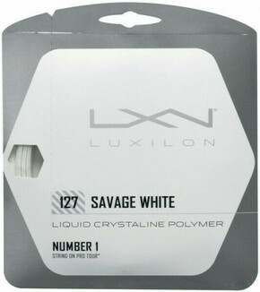 Teniska žica Luxilon Savage White 127 (12