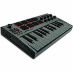 Kontrolna MIDI klavijatura AKAI MPK Mini MK3 (pad kontroler, MIDI, USB) crno-siva