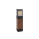 NORLYS 1400B | Halmstad Norlys podna svjetiljka 49cm 1x E27 IP65 crno, drvo