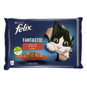 Felix mačja hrana Fantastic vrečice s govedinom i piletinom u želeu