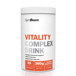 GymBeam Vitality Complex Drink 360 g zelena jabuka