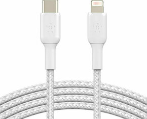 Belkin Lightning/USB-C Cable 2m braided