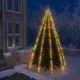 vidaXL Mrežasta svjetla za božićno drvce 400 LED raznobojna 400 cm