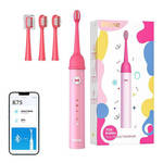 Sonic toothbrush with app for kids and tips set Bitvae K7S (pink)