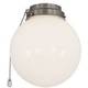 CasaFan 1K BN KUGEL svjetiljka za stropni ventilator opalno staklo (sjajno)