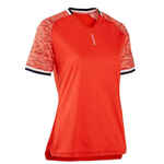 Majica kratkih rukava za futsal ženska crvena