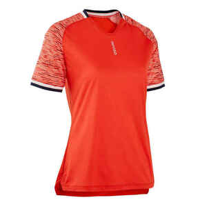 Majica kratkih rukava za futsal ženska crvena