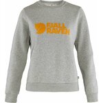 Fjällräven Majica s kapuljačom na otvorenom Fjällräven Logo Sweater W Grey/Melange XS