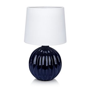 MARKSLOJD 106886 | Melanie Markslojd stolna svjetiljka 26cm sa prekidačem na kablu 1x E14 plavo