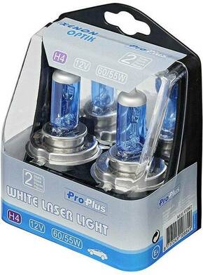 Bijelo lasersko svjetlo 12V 60 / 55W H4 2 komada ProPlus 410967 halogena žarulja H4 55 W 12 V