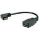 Roline USB kabel USB 3.2 gen. 1 (USB 3.0) USB-C™ utikač, USB-A utičnica 0.15 m crna 11.02.9031