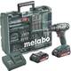 Metabo S 18 602207880 akumulatorska bušilica 18 V 2 Ah li-ion uklj. 2 akumulatora, uklj. oprema, uklj. kofer