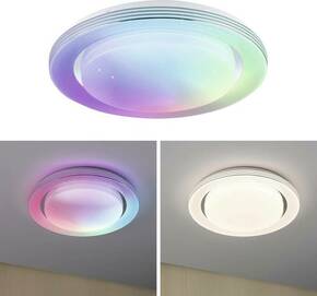 LED stropna svjetiljka Rainbow s efektom duge 380 mm RGB