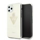 Guess GUHCN58SGTLGO iPhone 11 Pro gold hard case Glitter Triangle