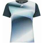 Head Performance T-Shirt Women Navy/Print Perf L Majica za tenis