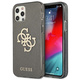 Guess GUHCP12LPCUGL4GBK Apple iPhone 12 Pro Max black hard case Glitter 4G Big Logo