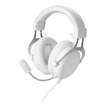Deltaco WH85 gaming slušalice, USB, bijela, 122dB/mW, mikrofon