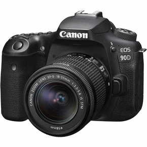 Canon EOS 90D 32.5Mpx SLR vodootporan crni/plavi digitalni fotoaparat