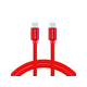 Swissten USB-C - USB-C kabel, crveni, 1,2 m
