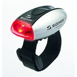 Sigma Micro svetilka, srebrna/crvena LED