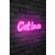 Ukrasna plastična LED rasvjeta, C'est La Vie - Pink