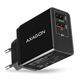 AXAGON ACU-QS24 QC3.0 + 5V-1.2A wall charger