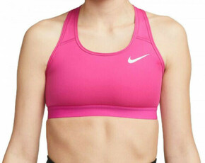Sportski grudnjak Nike Dri-Fit Swoosh Band Bra Non Pad - active pink/active pink/white