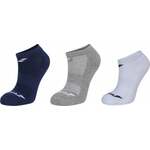 Babolat Invisible 3 Pairs Pack White/Estate Blue/Grey 43-46 Čarape