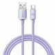 Baseus Crystal Shine USB-A/USB-C Cable 5A, 1.2m (purple)