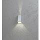 Konstsmide 7911-310 LED vanjsko zidno svjetlo Energetska učinkovitost 2021: G (A - G) LED fiksno ugrađena 6 W srebrno-siva