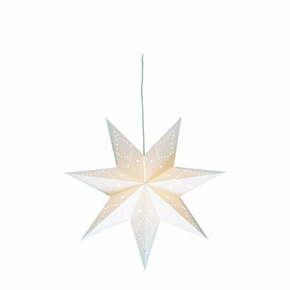 Bijeli svjetlosni ukras s božićnim motivom ø 45 cm Saturnus – Markslöjd