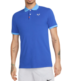 Muški teniski polo Nike Rafa Slim Polo - game royal/university blue/white