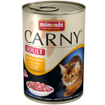 Animonda Cat Carny Adult, govedina, piletina i pačje srce 6 x 400 g (83507)