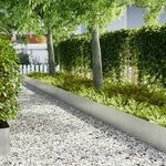 vidaXL Set od 3 Cinkom premazani čelik 50 Izdržljivo Vrtna ograda