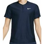 Muški teniski polo Nike Court Dri-Fit Advantage Polo - obsidian/obsidian/white