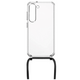 FIXED Pure Neck maskica ​​s crnom uzicom za Samsung Galaxy S23 (FIXPUN-1040-BK)