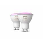 Philips Lighting Hue LED žarulja, komplet 2 komada 871951434008400 Energetska učinkovitost 2021: G (A - G) Hue White &amp; Col. Amb. GU10 Doppelpack 2x230lm GU10 8.6 W toplo bijela do hladno bijela Energetska učinkovitost 2021: G (A - G)
