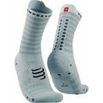 Compressport Pro Racing Socks v4.0 Ultralight Run High White/Alloy T1 Čarape za trčanje