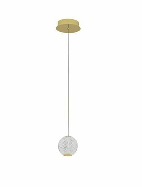 NOVA LUCE 9511010 | Brillante-NL Nova Luce visilice svjetiljka s mogućnošću skraćivanja kabla 1x LED 246lm 3200K zlatno