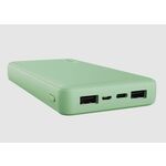 Prijenosna baterija TRUST Primo ECO, 20.000mAh, Input micro-USB i USB-C, Output 2xUSB-A, 1xUSB-C, 3A/15W, zelena (25027)