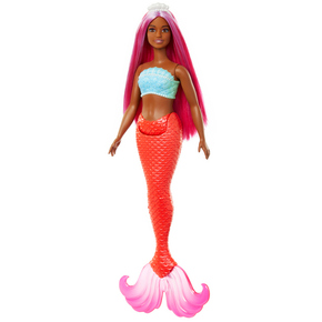 Barbie Dreamtopia: Sirena lutka s ružičastom kosom i koraljno obojenom repom - Mattel
