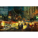Staklena slika 100x70 cm City Street - Wallity