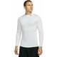 Nike Dri-Fit Fitness Mock-Neck Long-Sleeve Mens Top White/Black XL Majica za fitnes
