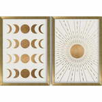 Plakat u okviru 38x53 cm Moon &amp; Sun - Wallity