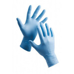 BARBARY rukavice JR nitrilni puder. - L